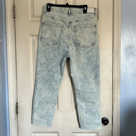 NWT Express slim ankle super high rise jeans size 12 SHORT - Picture 2 of 5